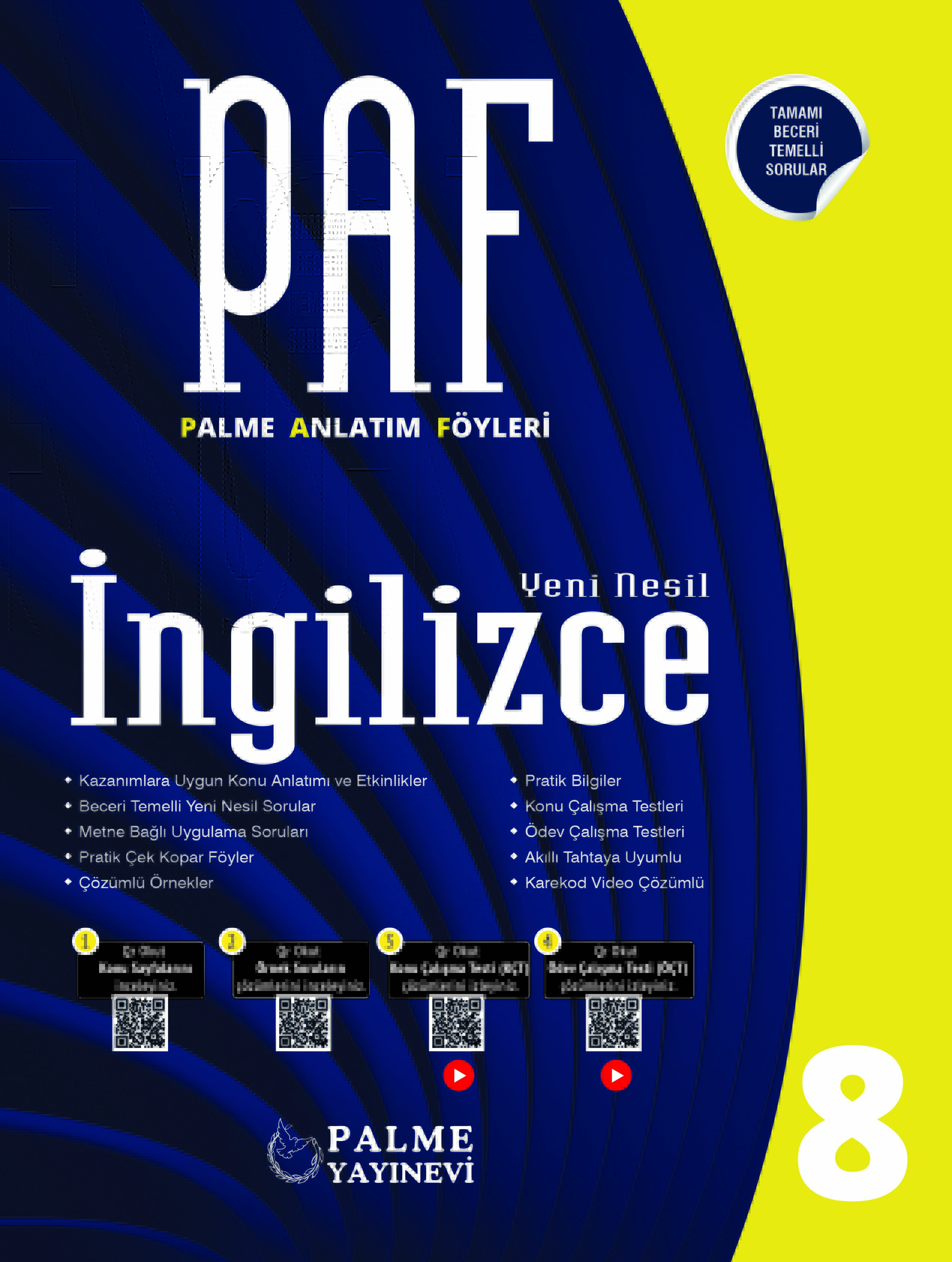 8. SINIF İNGİLİZCE PAF
